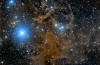 LBN 552 Bright nebula & LDN 1228 dark nebula in Cepheus