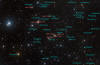 NGC733 736 738 740 750 751 739 & 761 Galaxies in Triangulum