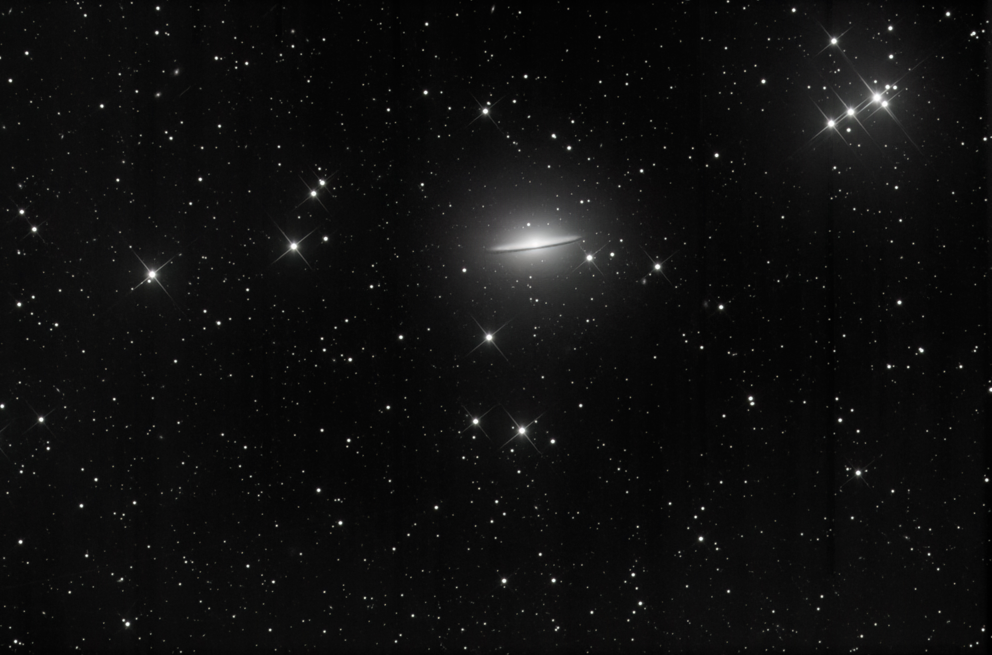 M 104 Galaxy in Virgo