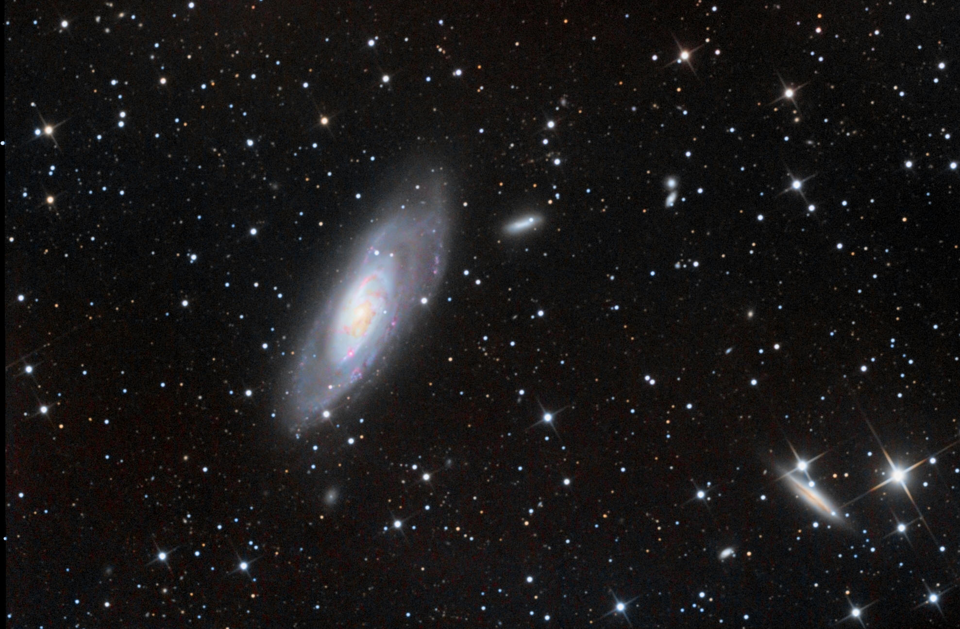 M106 Spiral galaxy in Canes Venatici