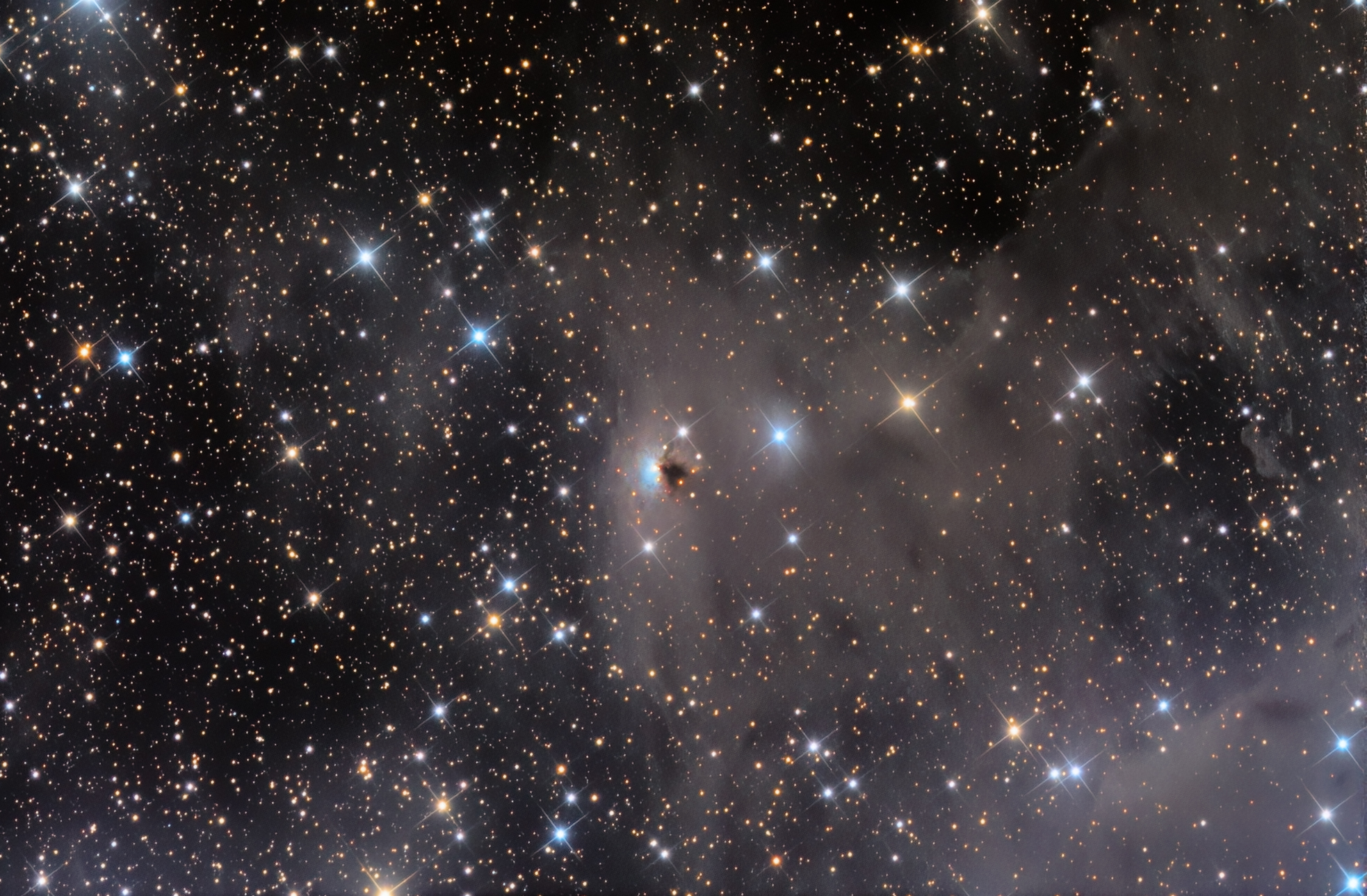 NGC 2149 & vdB 66 Reflection nebulae in Monoceros