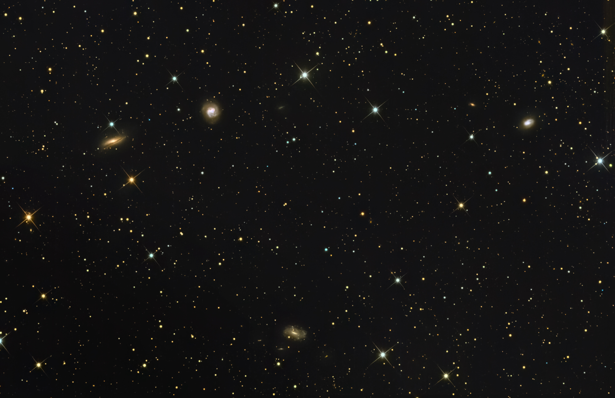 NGC 5705, 5713, 5719, & 5691 Galaxies in Virgo