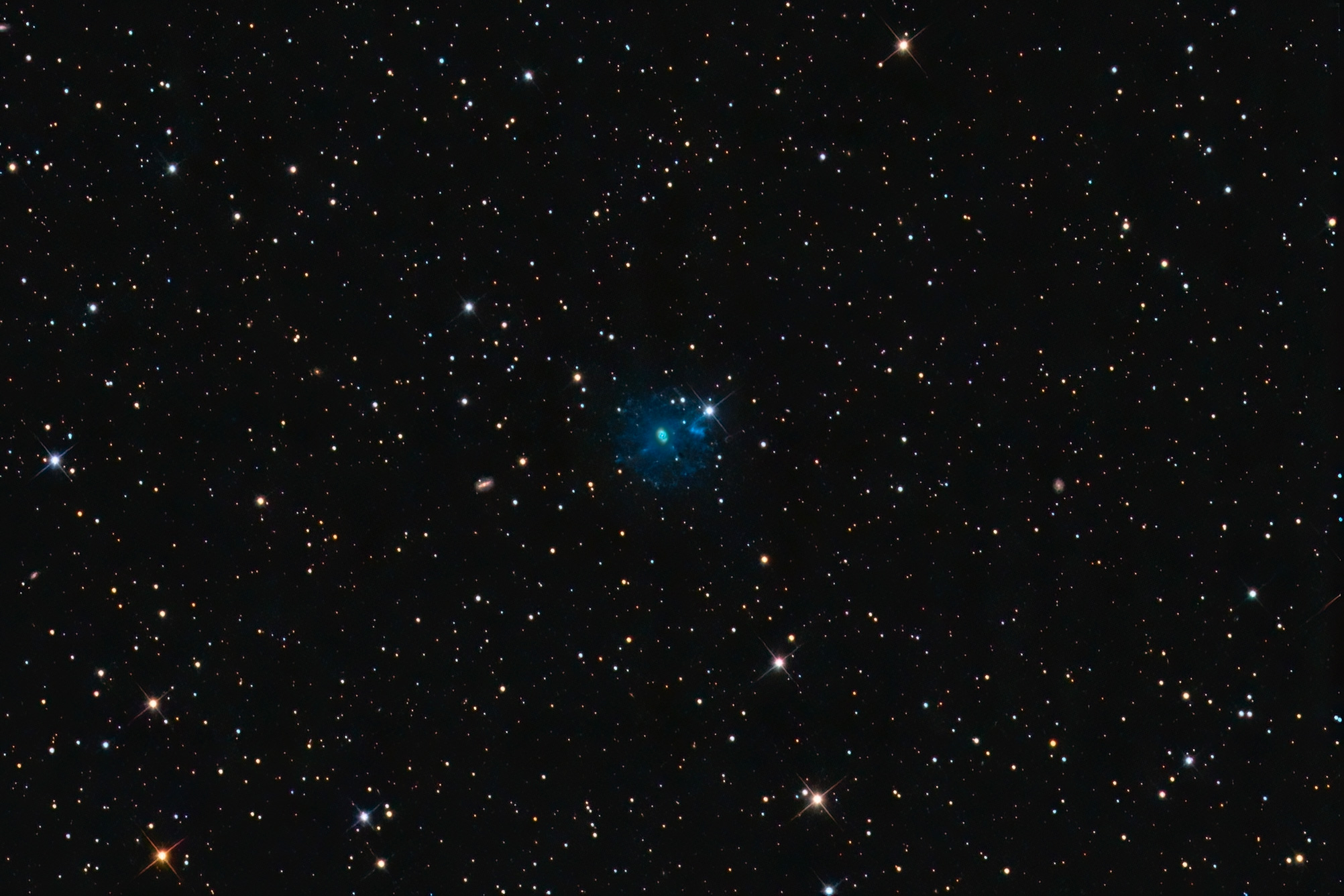 NGC 6543 Planetary nebula in draco