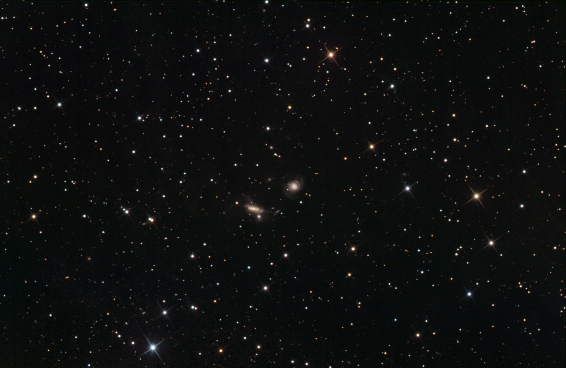 NGC 7769, 7770, 7771 Galaxies in Pegasus
