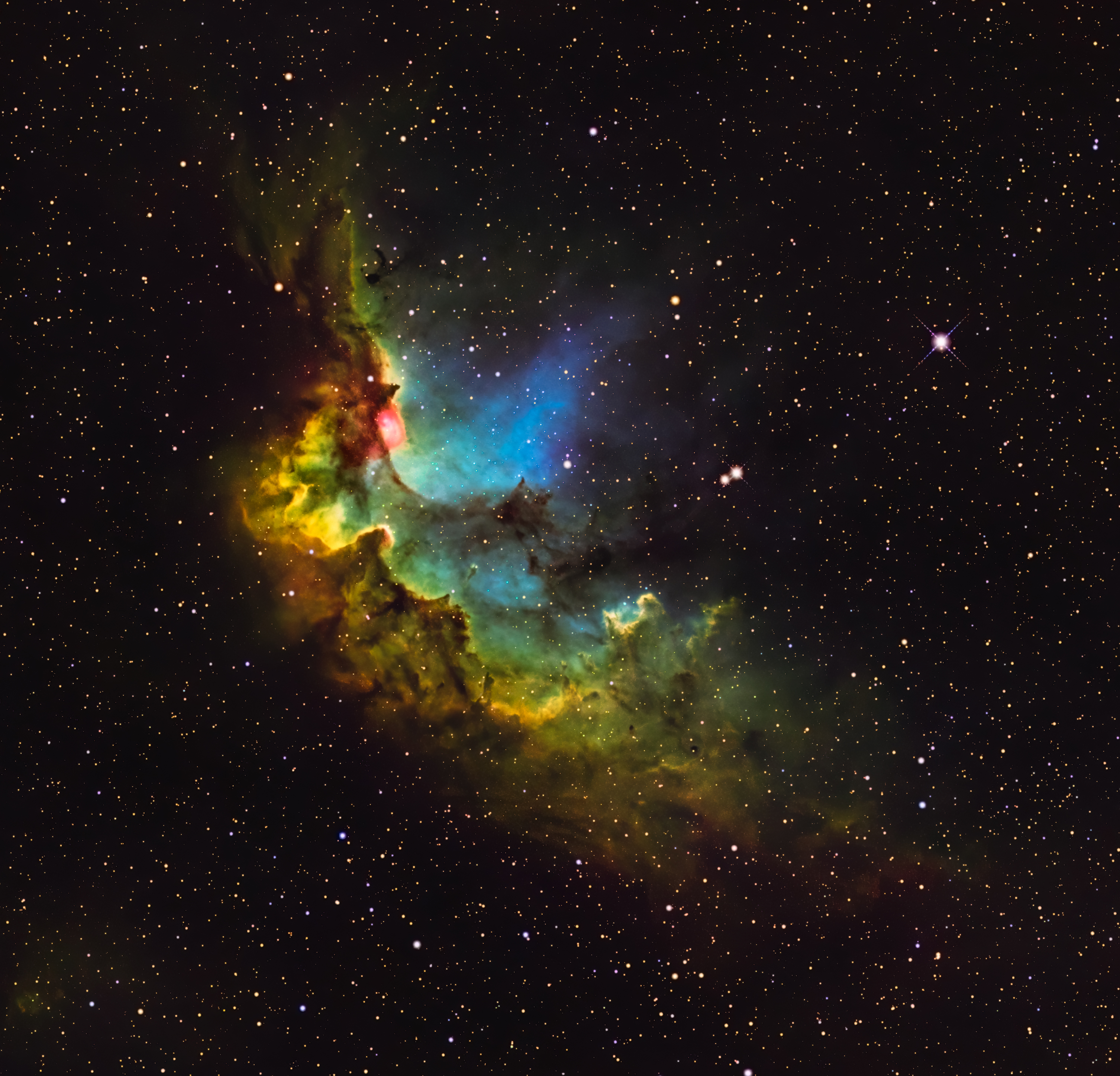 Sh2-142 Emission nebula in Cepheus