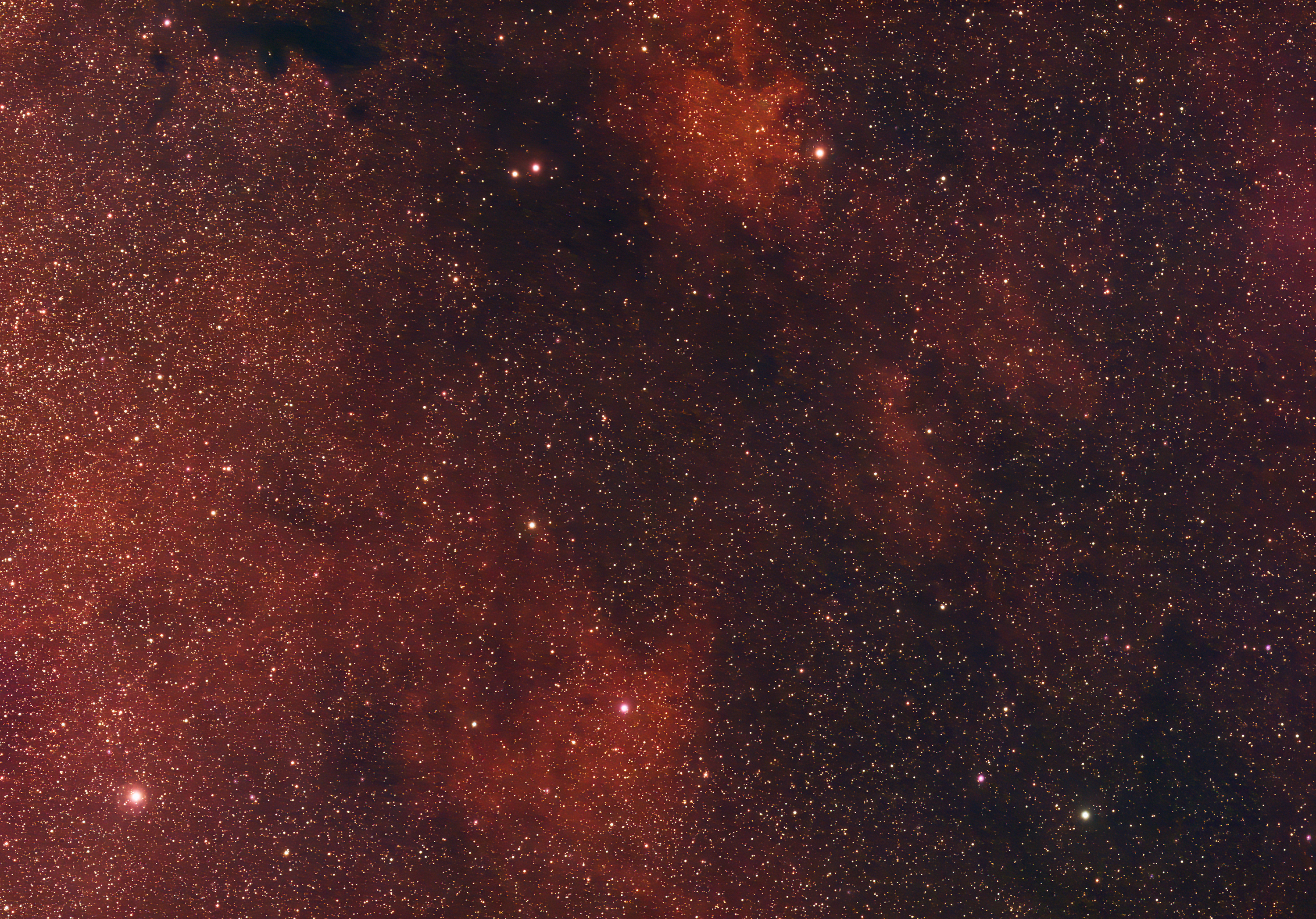 Sh2-59 & 60 Emission nebulae in Scutum