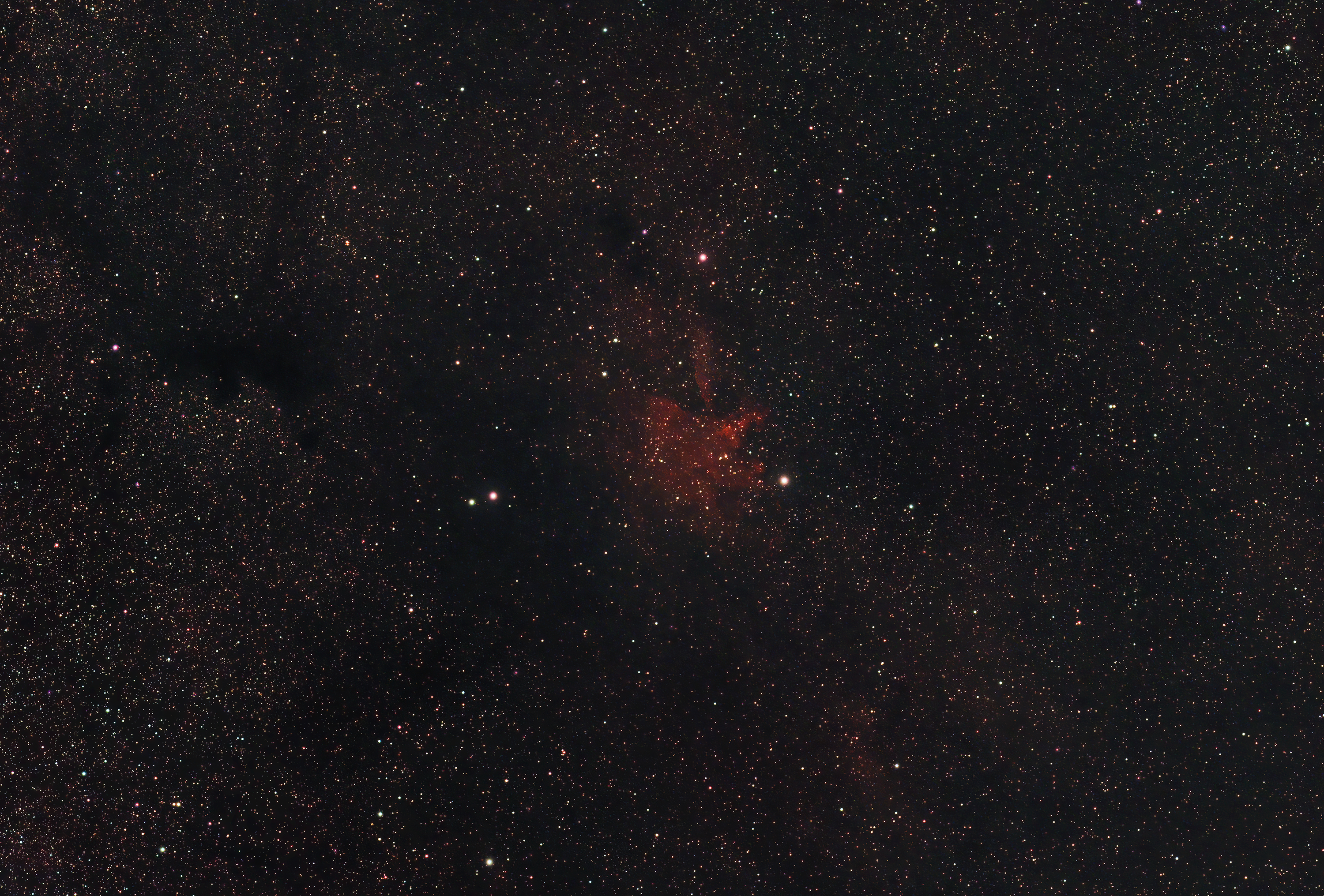 Sh2-60 Emission nebula in Scutum